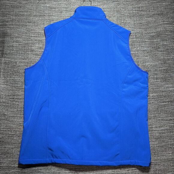 New York Giants NFL Vest Men's 2XL Blue Full Zip Softshell - Picture 12 of 13